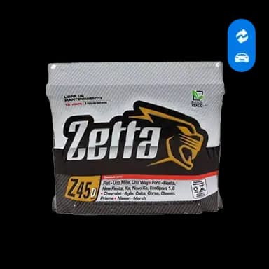 Bateria Zetta 45Ah Z45D