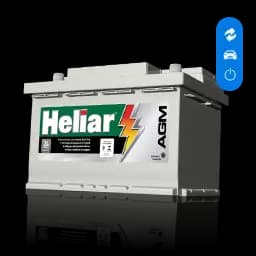 Bateria Heliar AGM Alta Performance